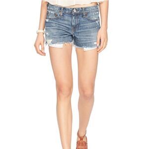 POLO Ralph Lauren "Crosby Short" Women's Size 25  Distressed Blue Denim Shorts